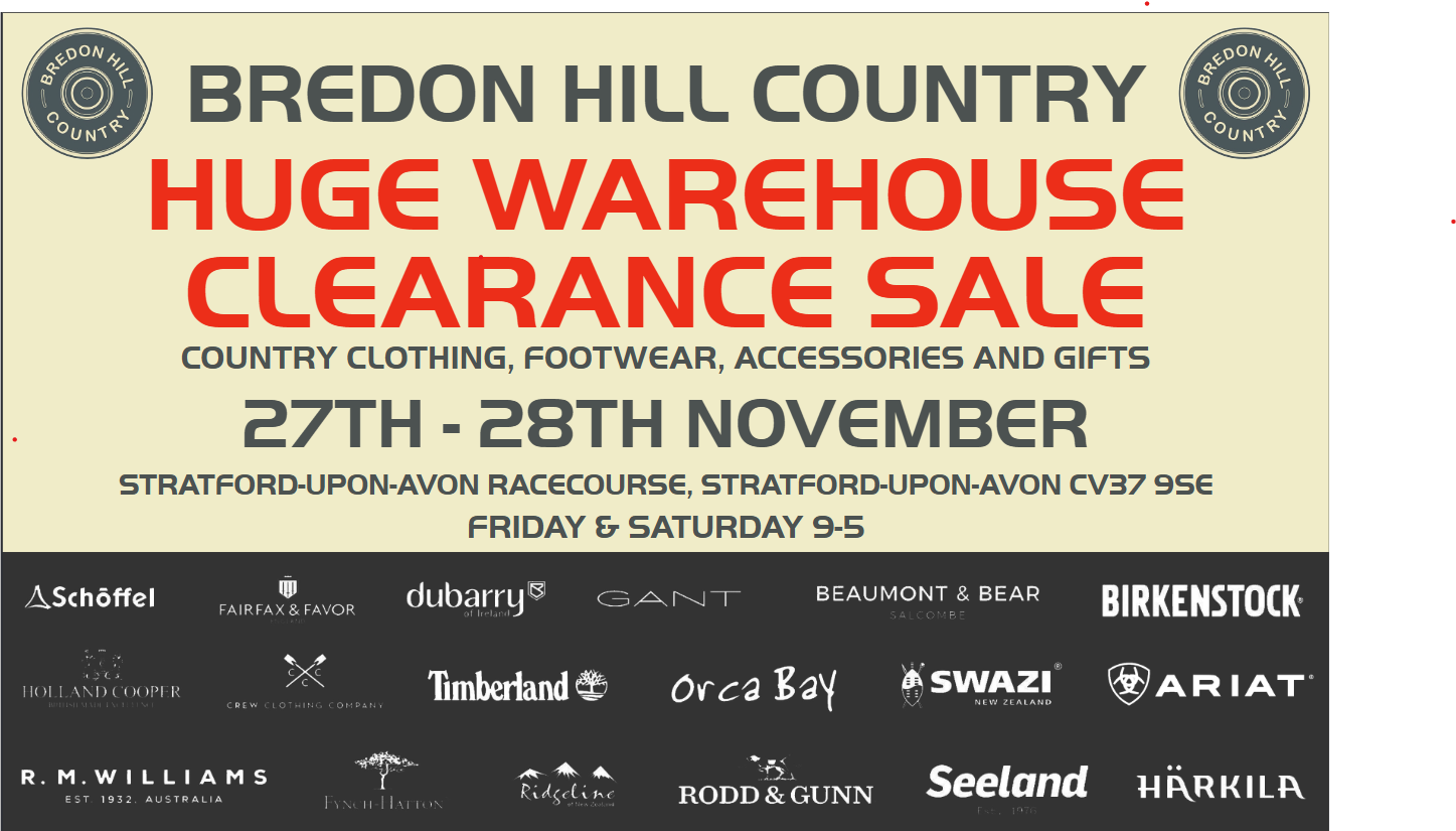 Bredon Hill Clothing Sale